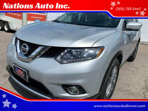 2015 Nissan Rogue for sale at Nations Auto Inc. in Denver CO