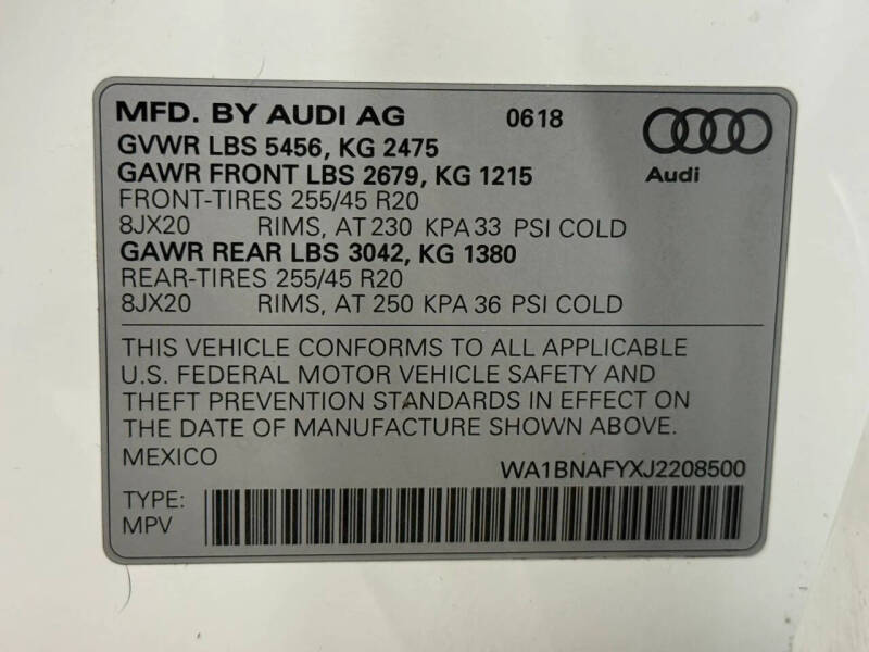 2018 Audi Q5