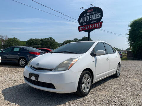 2009 Toyota Prius for sale at McAllister's Auto Sales LLC in Van Buren AR