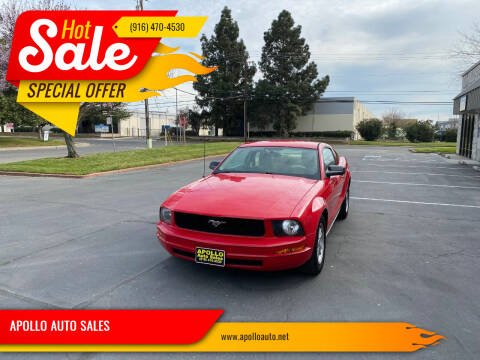 2008 Ford Mustang for sale at APOLLO AUTO SALES in Sacramento CA