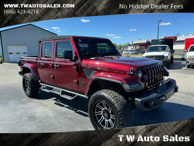 2021 Jeep Gladiator for sale at T W Auto Sales in Science Hill KY