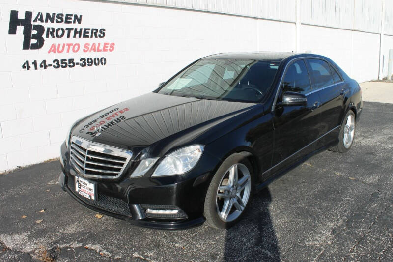 2013 Mercedes-Benz E-Class for sale at HANSEN BROTHERS AUTO SALES in Milwaukee WI