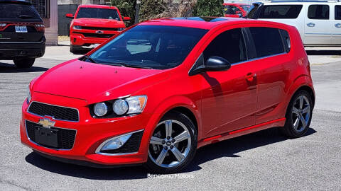 2013 Chevrolet Sonic for sale at BENCOMO MOTORS in El Paso TX