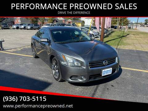 2014 Nissan Maxima for sale at PERFORMANCE PREOWNED SALES in Conroe TX