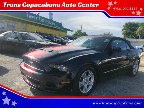 2014 Ford Mustang for sale at TransCopacabana.Com in Hollywood FL