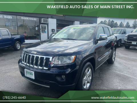 2011 Jeep Grand Cherokee for sale at Wakefield Auto Sales of Main Street Inc. in Wakefield MA