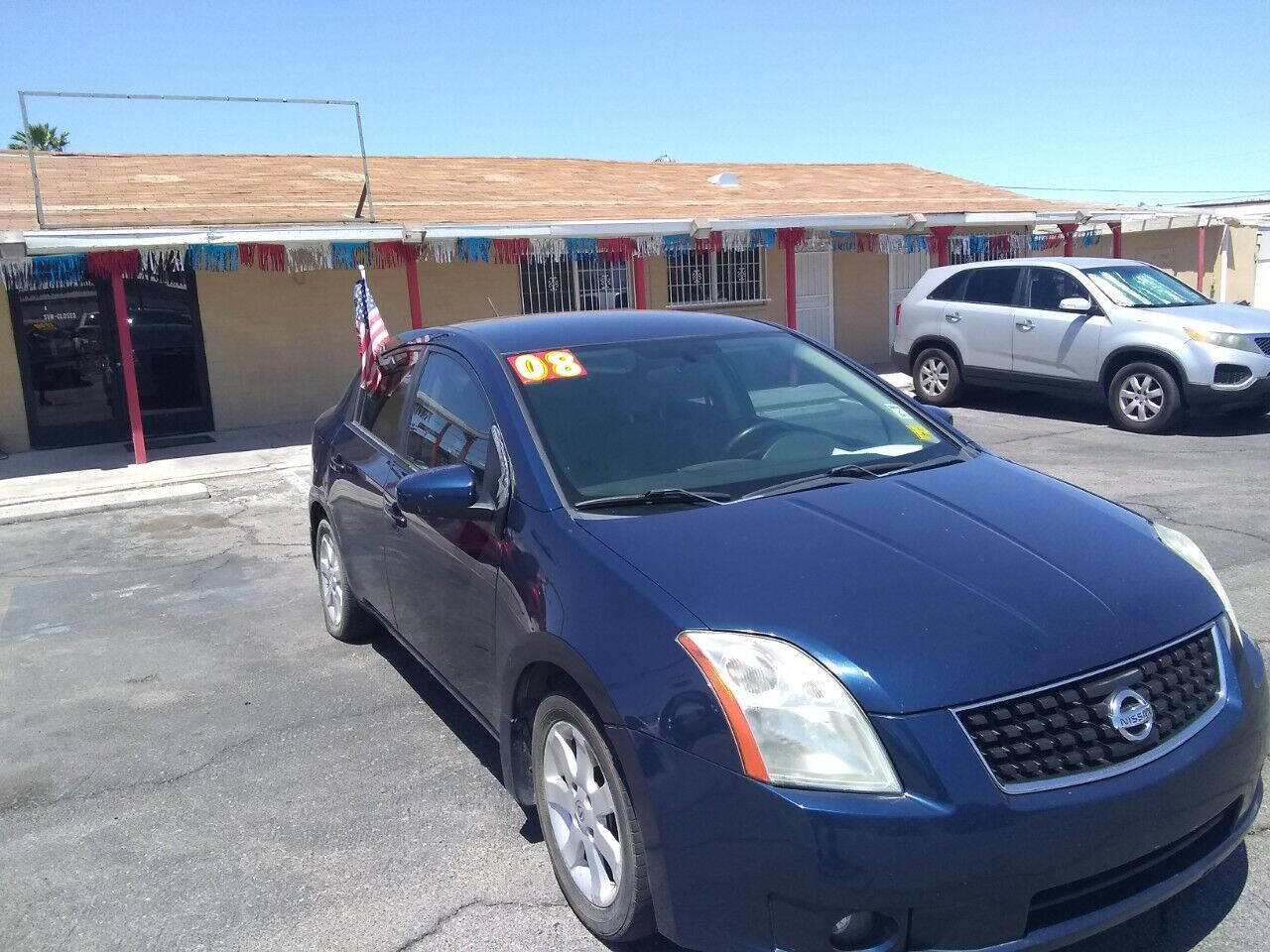 2008 nissan sentra blue