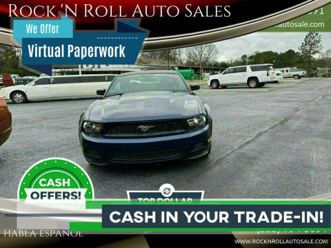 2010 Ford Mustang for sale at Rock 'N Roll Auto Sales in West Columbia SC