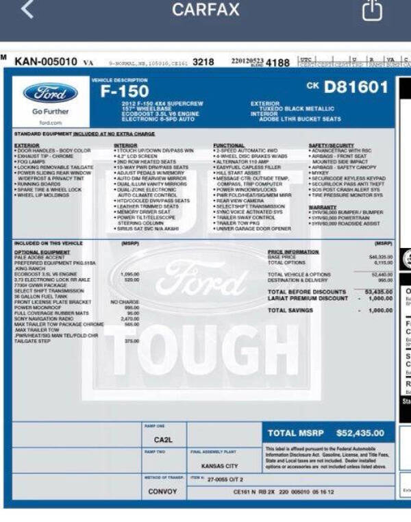 2012 Ford F-150