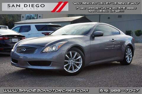 2008 Infiniti G37 for sale at San Diego Motor Cars LLC in Spring Valley CA