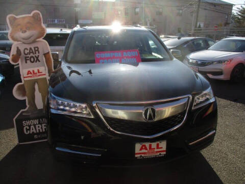 2014 Acura MDX for sale at ALL Luxury Cars in New Brunswick NJ