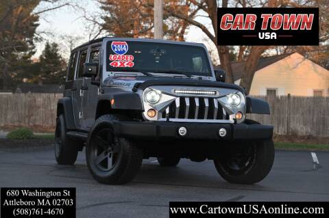 2014 Jeep Wrangler Unlimited for sale at Car Town USA in Attleboro MA