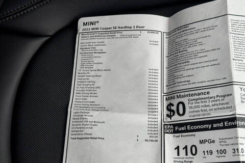 2022 MINI Hardtop 2 Door Cooper SE