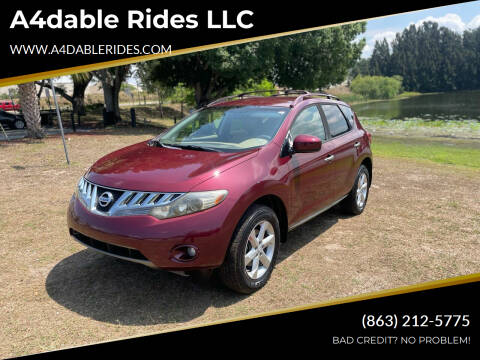 2009 Nissan Murano for sale at A4dable Rides LLC in Haines City FL