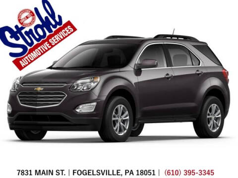 2016 Chevrolet Equinox for sale at Strohl Automotive Services in Fogelsville PA