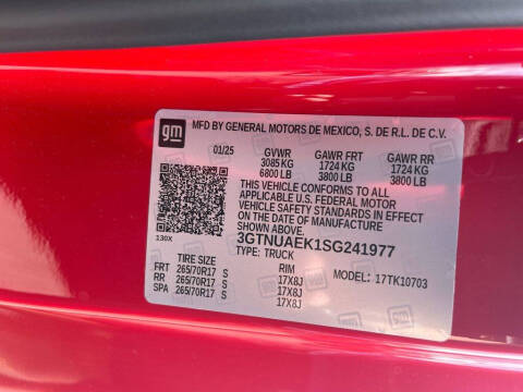 2025 GMC Sierra 1500