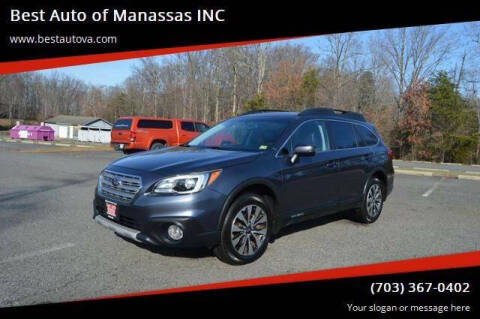 2015 Subaru Outback for sale at Best Auto of Manassas INC in Manassas VA