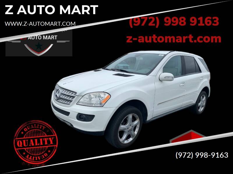 2008 Mercedes-Benz M-Class for sale at Z AUTO MART in Lewisville TX