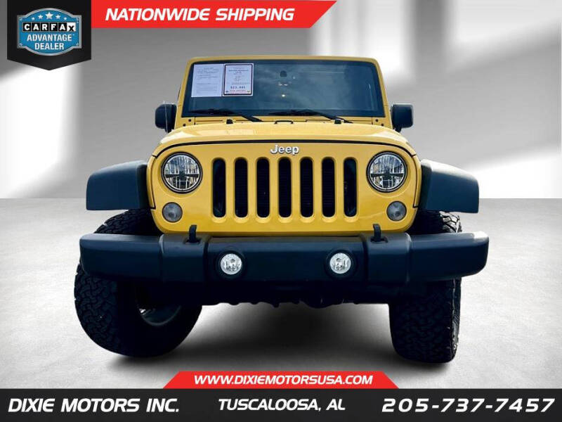 2015 Jeep Wrangler Unlimited for sale at Dixie Motors Inc. in Tuscaloosa AL
