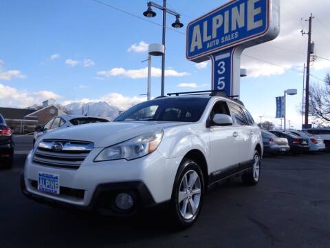 2013 Subaru Outback for sale at Alpine Auto Sales in Salt Lake City UT