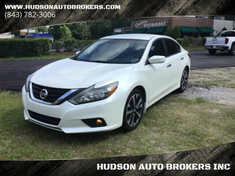 2016 Nissan Altima for sale at HUDSON AUTO BROKERS INC in Walterboro SC