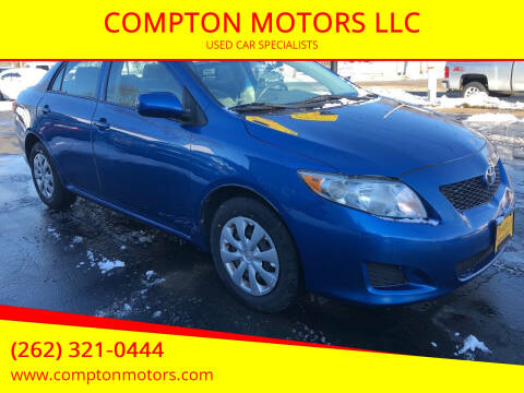 2010 Toyota Corolla for sale at COMPTON MOTORS LLC in Sturtevant WI