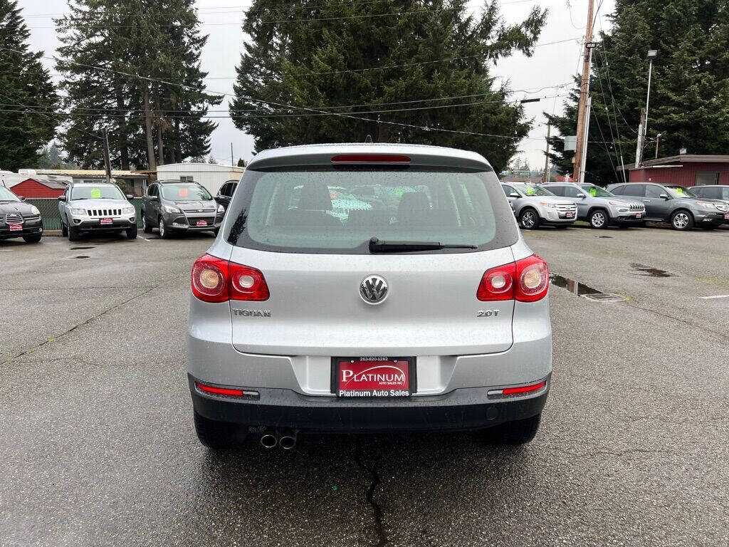 2011 Volkswagen Tiguan for sale at PLATINUM AUTO SALES INC in Lacey, WA