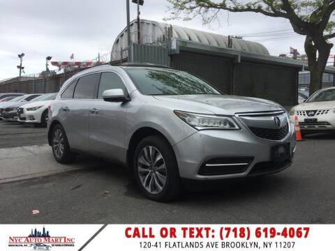 2014 Acura MDX for sale at NYC AUTOMART INC in Brooklyn NY