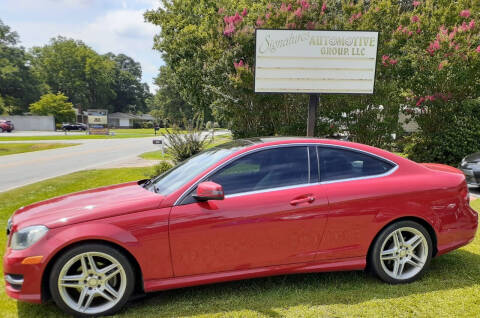 2014 Mercedes-Benz C-Class for sale at SIGNATURES AUTOMOTIVE GROUP LLC in Spartanburg SC