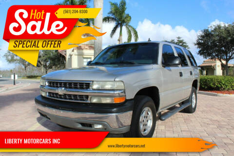 2006 Chevrolet Tahoe for sale at LIBERTY MOTORCARS INC in Royal Palm Beach FL