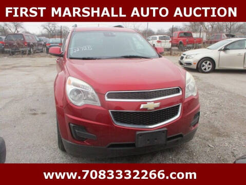 2013 Chevrolet Equinox for sale at First Marshall Auto Auction in Harvey IL