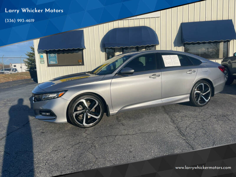 2018 Honda Accord for sale at Larry Whicker Motors in Kernersville NC