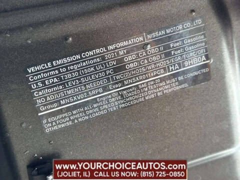 2021 Nissan Altima 2.5 SV