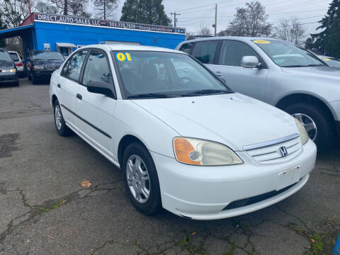 2001 Honda Civic for sale at Direct Auto Sales in Salem OR