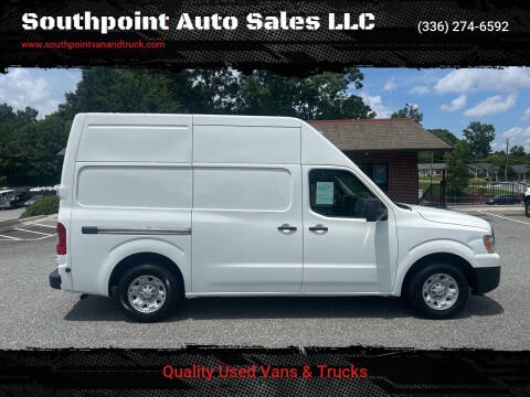 2020 Nissan NV for sale at Southpoint Auto Sales LLC in Greensboro NC