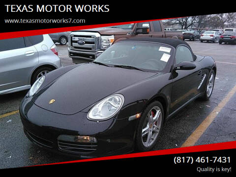 2005 Porsche Boxster for sale at TEXAS MOTOR WORKS in Arlington TX