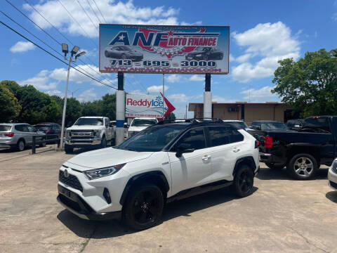 2020 Toyota RAV4 Hybrid for sale at ANF AUTO FINANCE in Houston TX