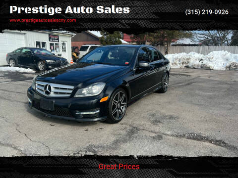 2013 Mercedes-Benz C-Class for sale at Prestige Auto Sales in Yorkville NY