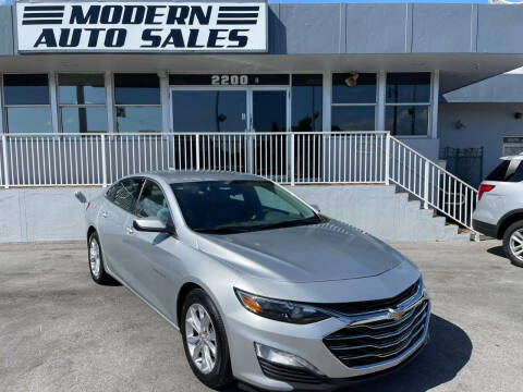2021 Chevrolet Malibu for sale at Modern Auto Sales in Hollywood FL