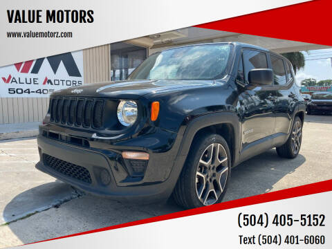 2021 Jeep Renegade for sale at VALUE MOTORS in Kenner LA
