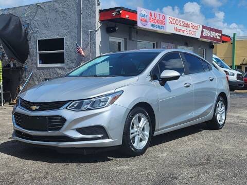 2018 Chevrolet Cruze for sale at Easy Deal Auto Brokers in Hollywood FL