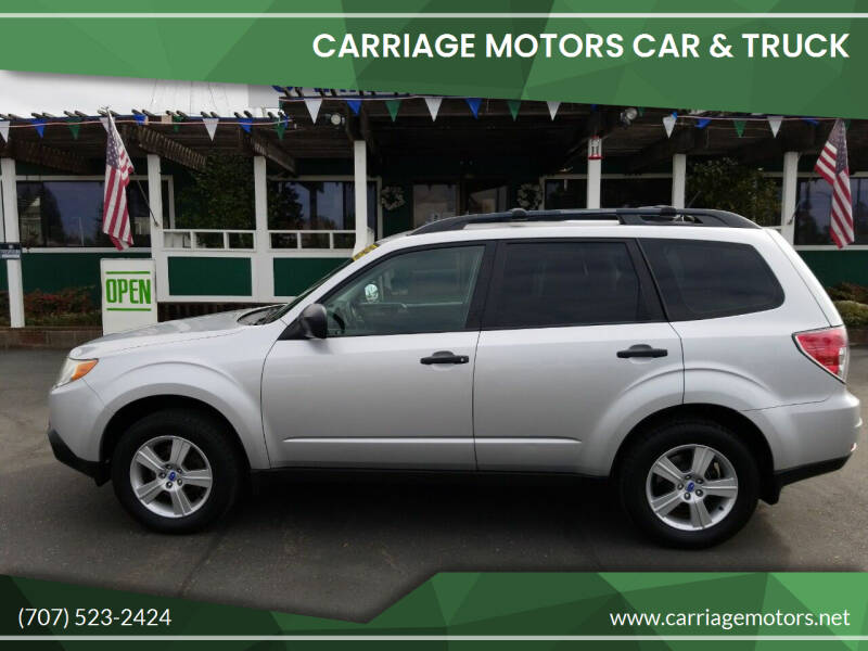 2011 Subaru Forester for sale at Carriage Motors Car & Truck in Santa Rosa CA