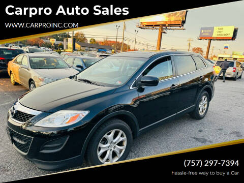 2012 Mazda CX-9 for sale at Carpro Auto Sales in Chesapeake VA