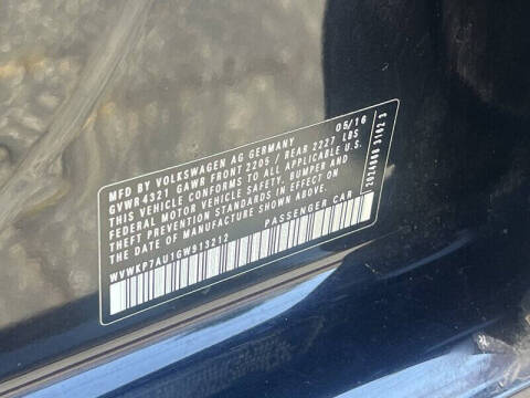 2016 Volkswagen e-Golf SE