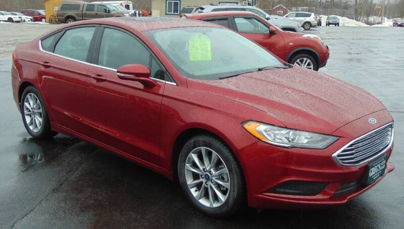 2017 Ford Fusion for sale at Greg's Auto Sales in Searsport ME