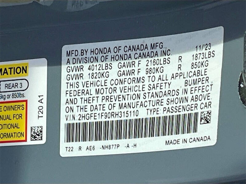 2024 Honda Civic Touring