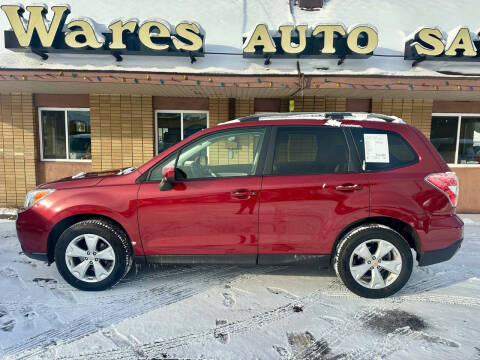 2015 Subaru Forester for sale at Wares Auto Sales INC in Traverse City MI