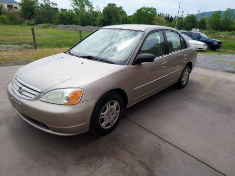 2002 Honda Civic for sale at Bailey's Auto Sales in Cloverdale VA