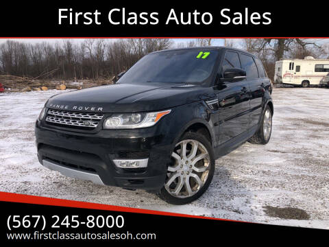 2017 Land Rover Range Rover Sport for sale at First Class Auto Sales MI in Erie MI