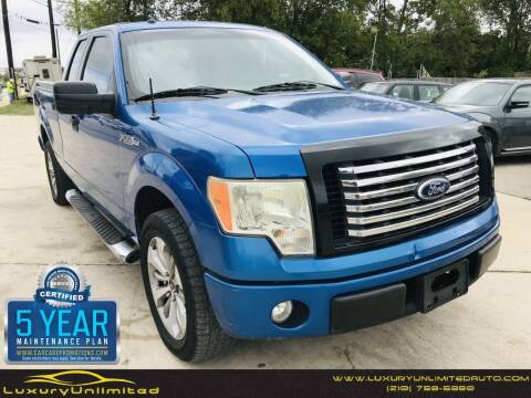 2010 Ford F-150 for sale at LUXURY UNLIMITED AUTO SALES in San Antonio TX